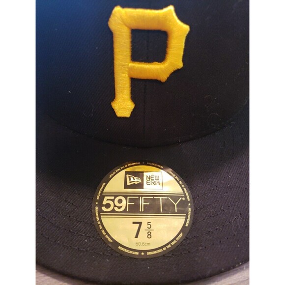 Pittsburgh Pirates Hat New Era 59Fifty Size 7 5/8 Official On Field Cap Fitted - Picture 5 of 7